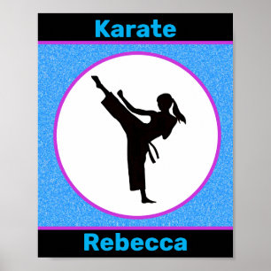 Poster Karate Girls Sparkle