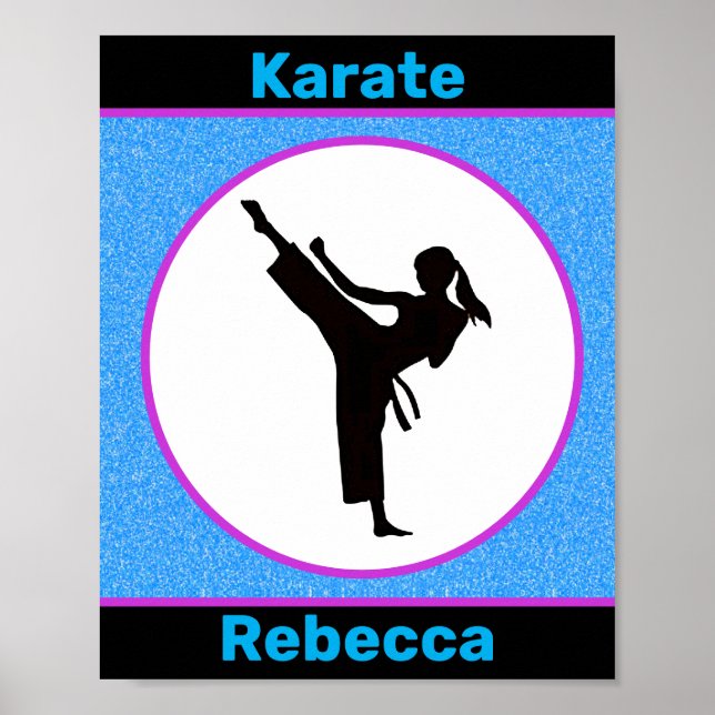 Poster Karate Girls Sparkle (Devant)