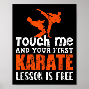 Poster Karate Karate Karate Karate Pour Enfants Karate Ra