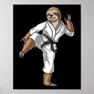 Poster Karate Kickboxing Taekwondo Muay Thai Arts Martiau