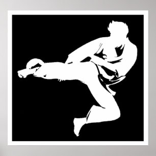 Poster Karate Kicker