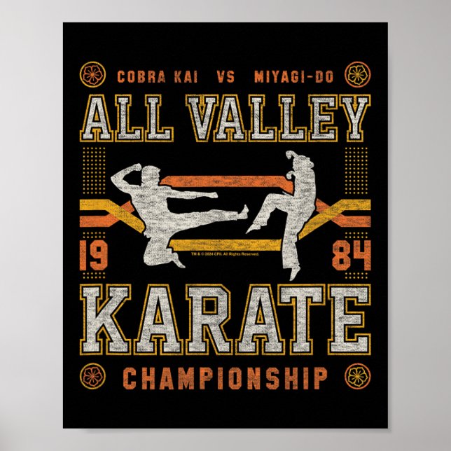 Poster Karate Kid - Championnat All Valley (Devant)