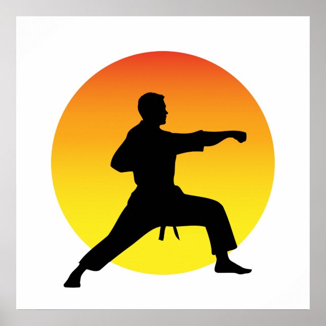 Poster Karate Punch. (Devant)