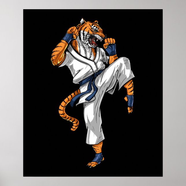 Poster Karate Tiger (Devant)