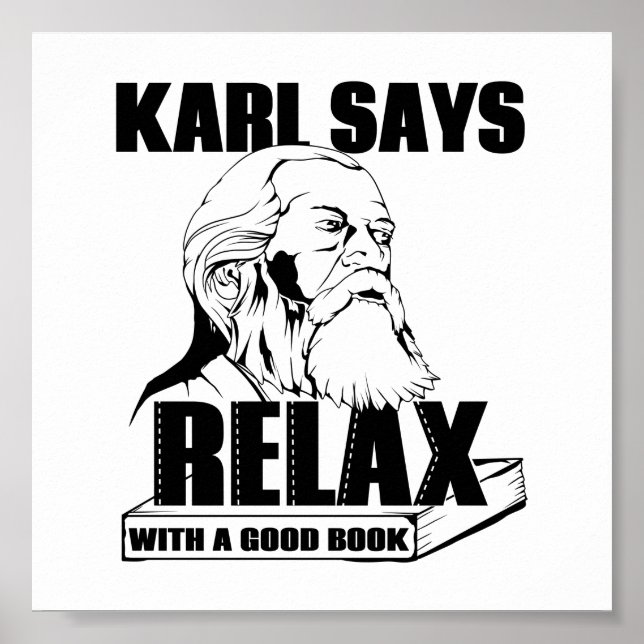 Poster Karl Marx (Devant)