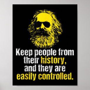 Poster Karl Marx Citation Funny Parti Socialiste Dsa