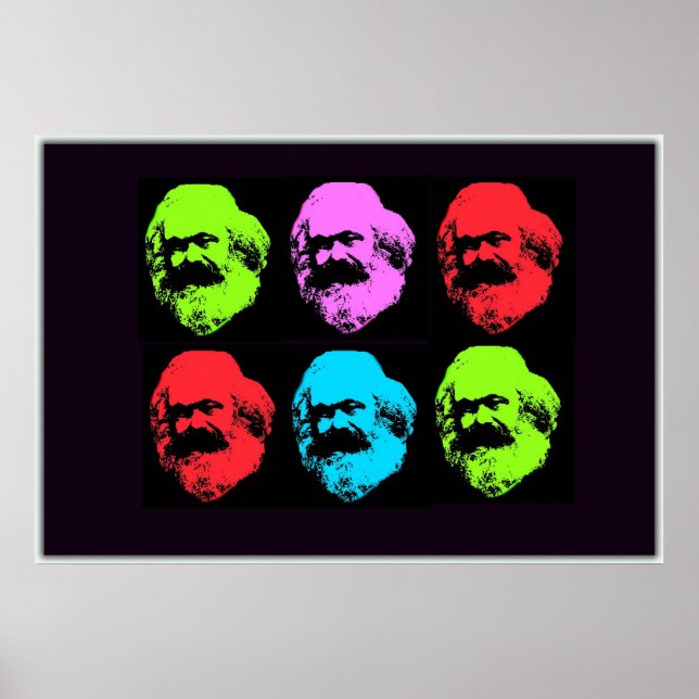 Poster Karl Marx Collage (Devant)