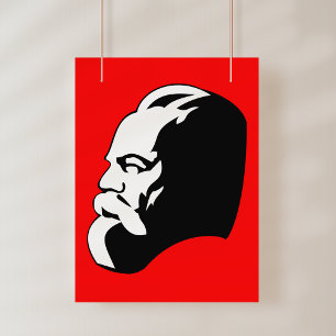 Poster Karl Marx, communisme, socialisme, Union soviétiqu
