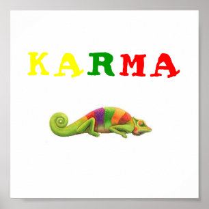 POSTER KARMA CAMÉLÉON