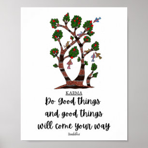 Poster Karma-Do Good Things
