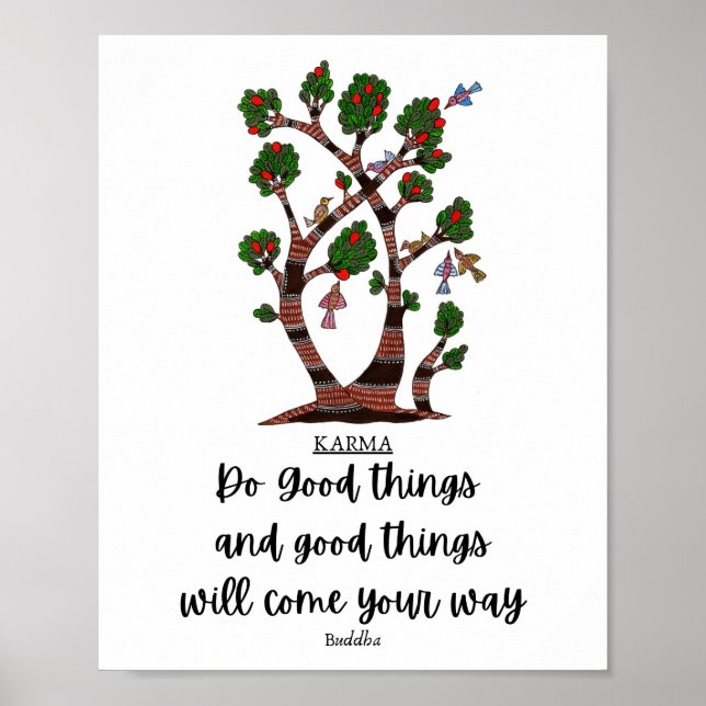 Poster Karma-Do Good Things (Devant)