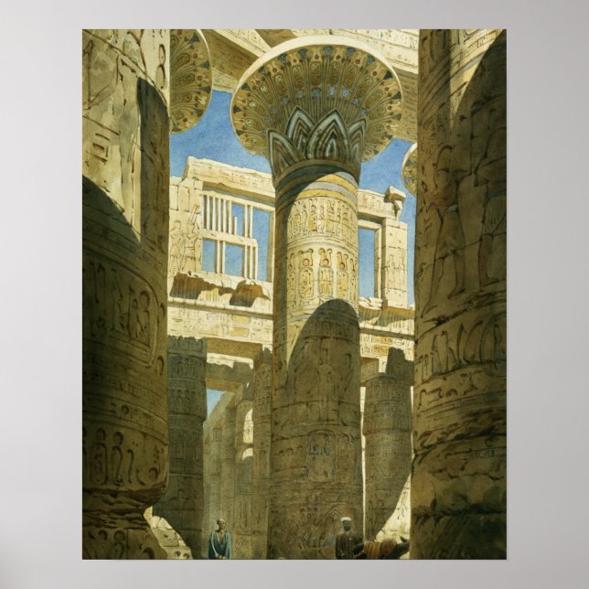 Poster Karnak, c.1866 (c/c sur papier) (Devant)