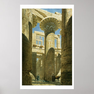 Poster Karnak, c.1866 (c/c sur papier)