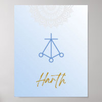 Karuna Reiki Harth Mandala Sky Blue