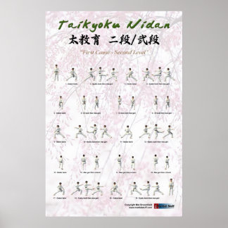 Poster Kata Taikyoku Nidan - 2ème kata