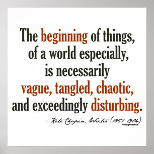 Poster Kate Chopin Quote