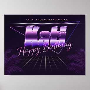 Poster Kati Prénom Date de naissance de l'affiche