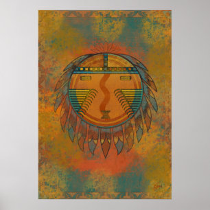 Poster Katsina Sun font face