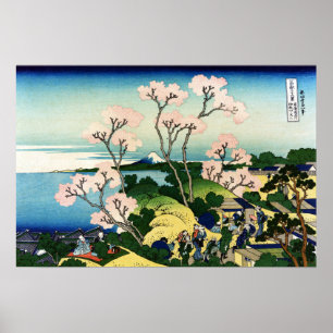 Poster Katsushika Hokusai Goten-yama Hill, Shinagawa en t