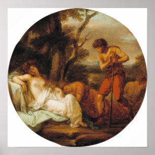 Poster Kauffman - Cymon et Iphigénie