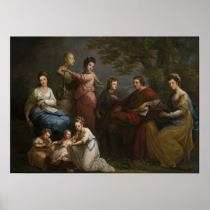 Poster Kauffman - Famille De Earl Of Gower 1772