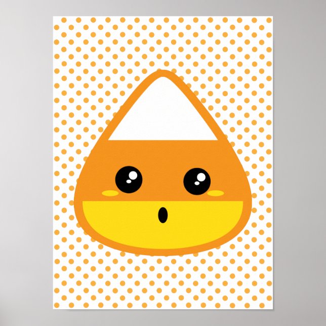 Poster Kawaii Candy Corn Imprimer (Devant)