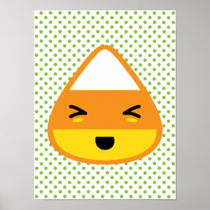 Poster Kawaii Candy Corn Imprimer