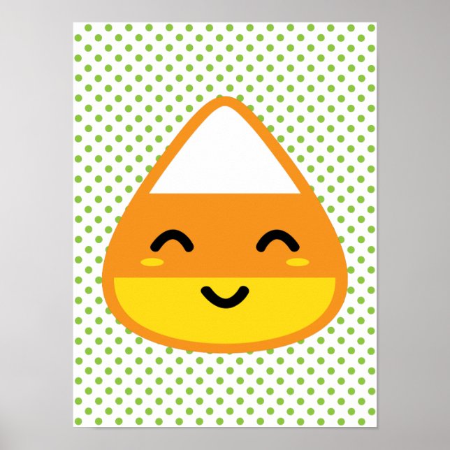 Poster Kawaii Candy Corn Imprimer (Devant)