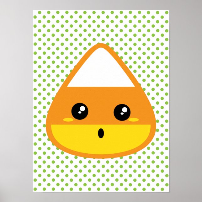 Poster Kawaii Candy Corn Imprimer (Devant)