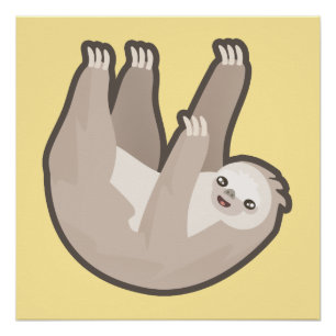 Poster Kawaii Sloth