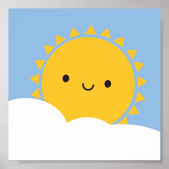 Poster Kawaii Sun (Devant)