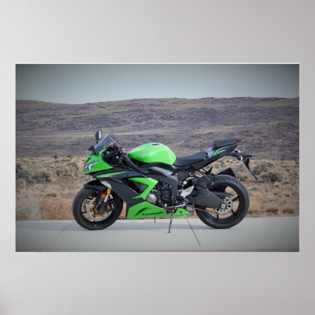 Poster Kawasaki Ninja 636 (Devant)