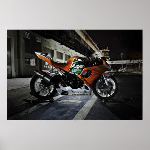 Poster Kawasaki ZX-10R de SL Racing