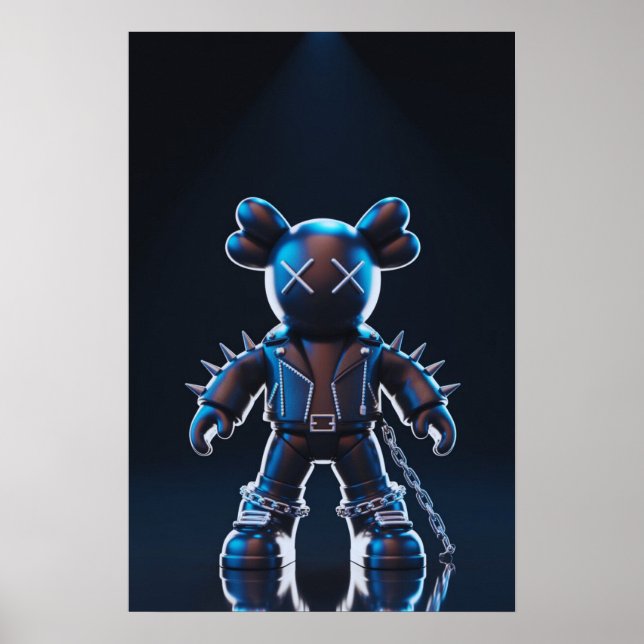Poster Kaws Companion : Graffiti Splash (Devant)