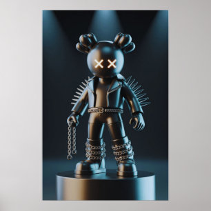 Poster Kaws Companion : Graffiti Splash