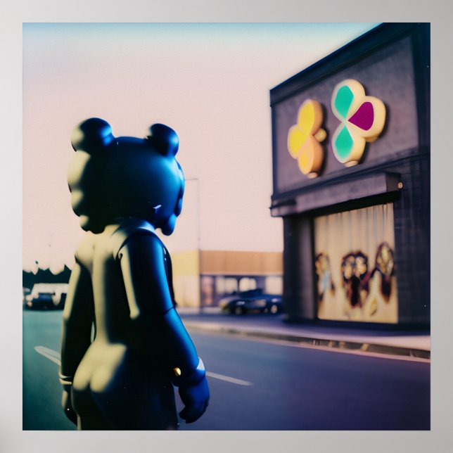 POSTER KAWS SUR LA ROUTE (Devant)