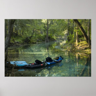 Poster Kayak au printemps