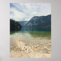 Kayakers à l'écart sur le lac Photo
