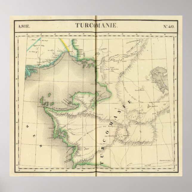 Poster Kazakhstan, Ouzbékistan (Devant)