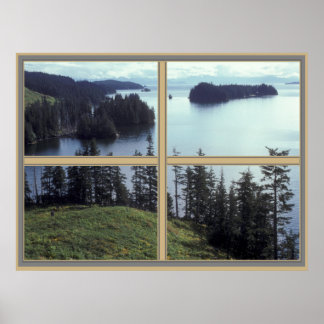 Poster Kazakof Bay Alaska