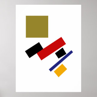 Poster Kazimir Malevich Suprématisme