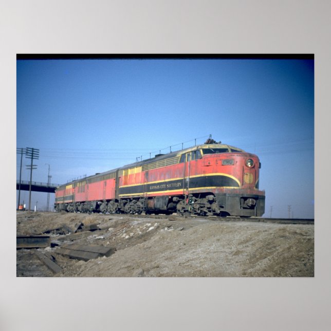 Poster KCS Fairbanks-Morse 'Erie construit' #60_Trains (Devant)