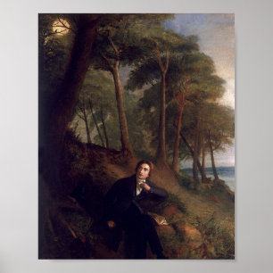 Poster Keats écoutant le voyant