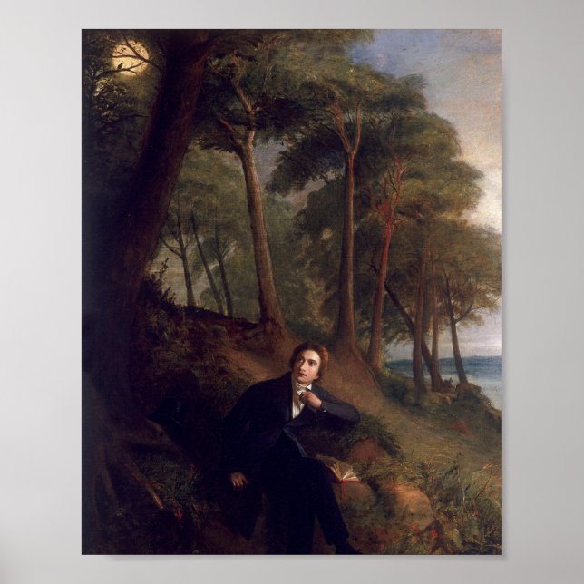 Poster Keats écoutant le voyant (Devant)