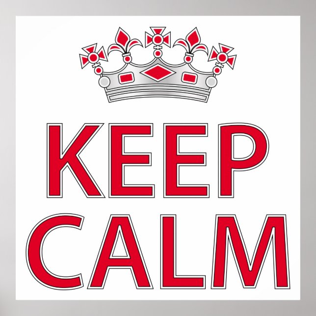 Poster Keep calm (Devant)