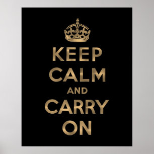 Poster Keep Calm and Carry