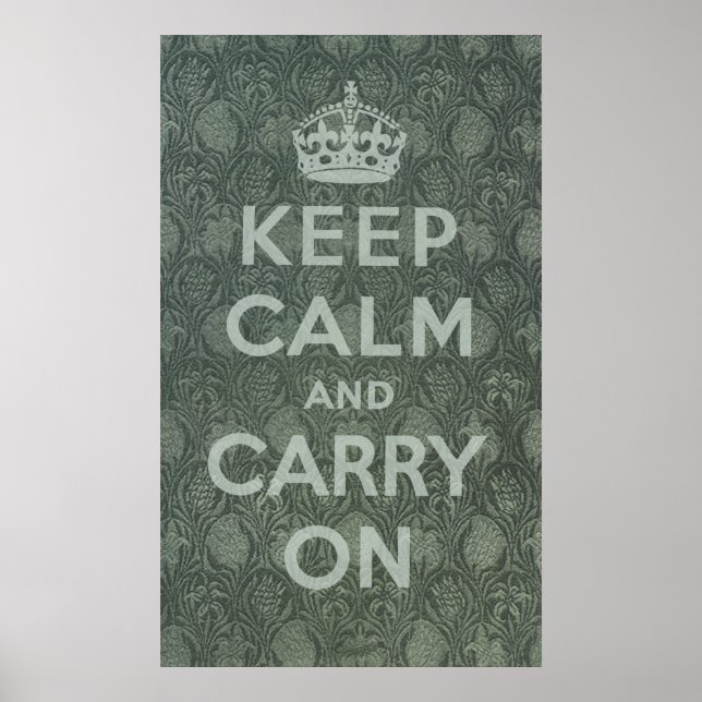 Poster Keep Calm and Carry (Devant)