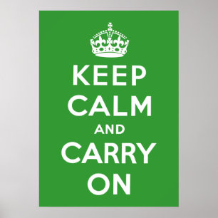 Poster Keep Calm and Carry