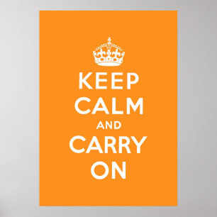 Poster keep calm and carry on Original