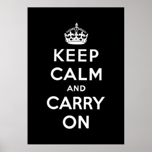 Poster keep calm and carry on Original